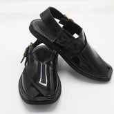 Patent Charsadda Chappal ( Black