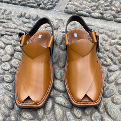 Charssada Chappal yellow  -Pure Leather Handmade