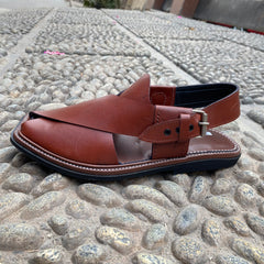 Charssada Chappal Mustard  -Pure Leather Handmade