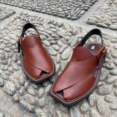 Charssada Chappal Mustard  -Pure Leather Handmade