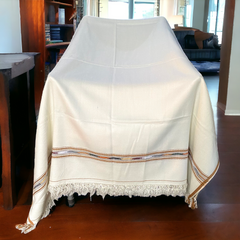 Nilon Woolen shawls ( white )