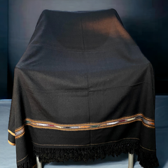 Nilon Woolen shawls (black )
