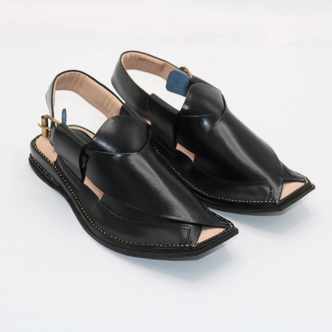 Black Zalmi Chappal