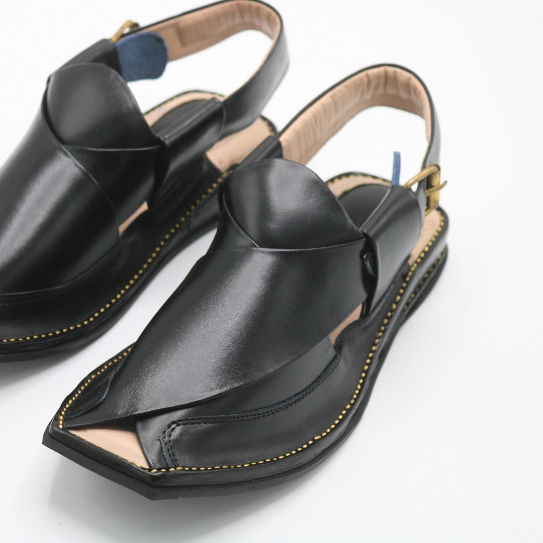 Black Zalmi Chappal