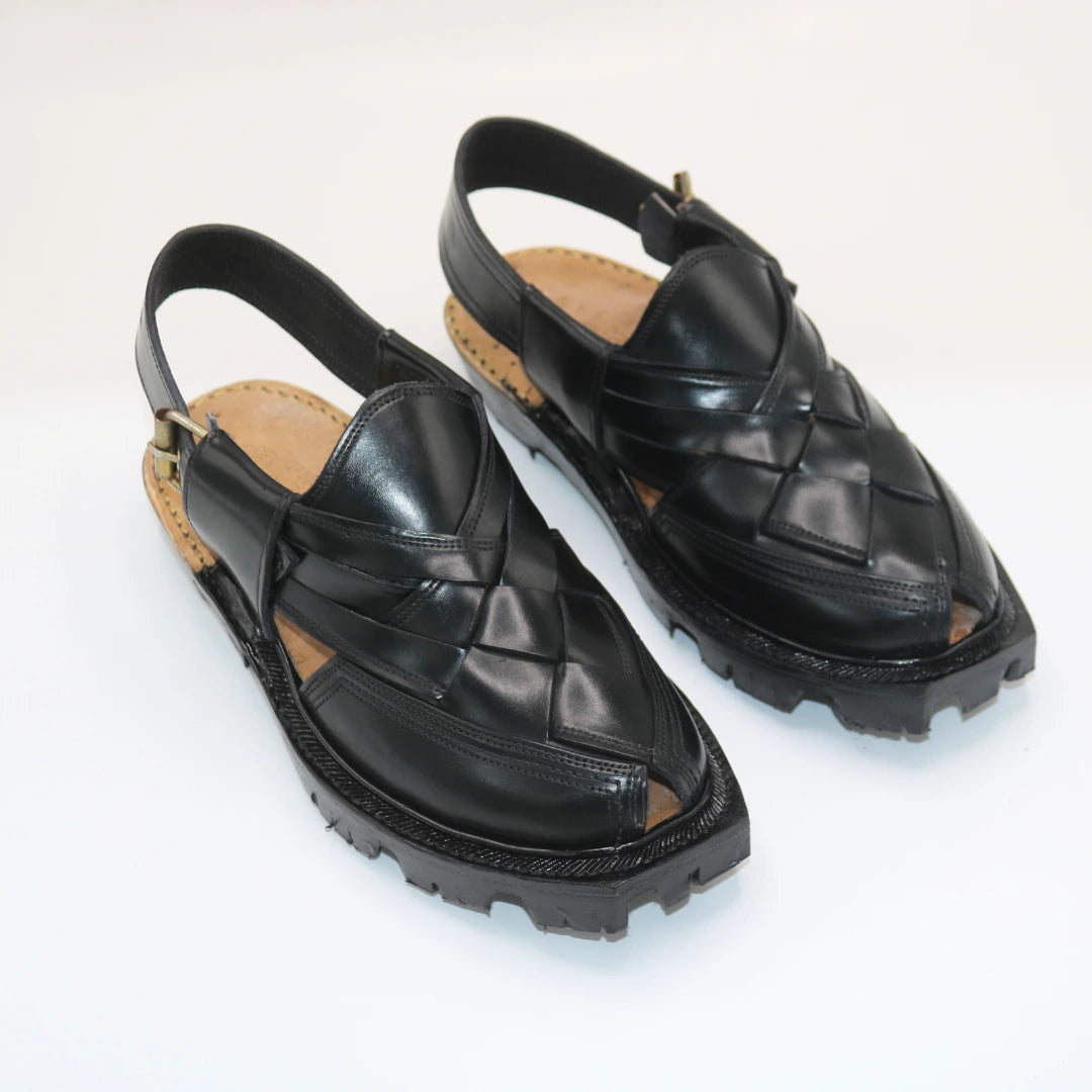 Premium Black Norozi Chappal