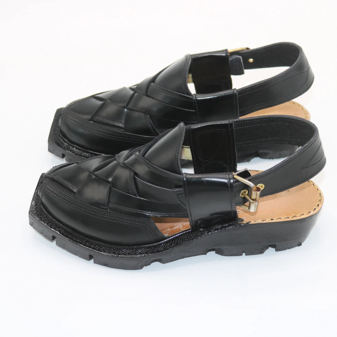 Premium Black Norozi Chappal