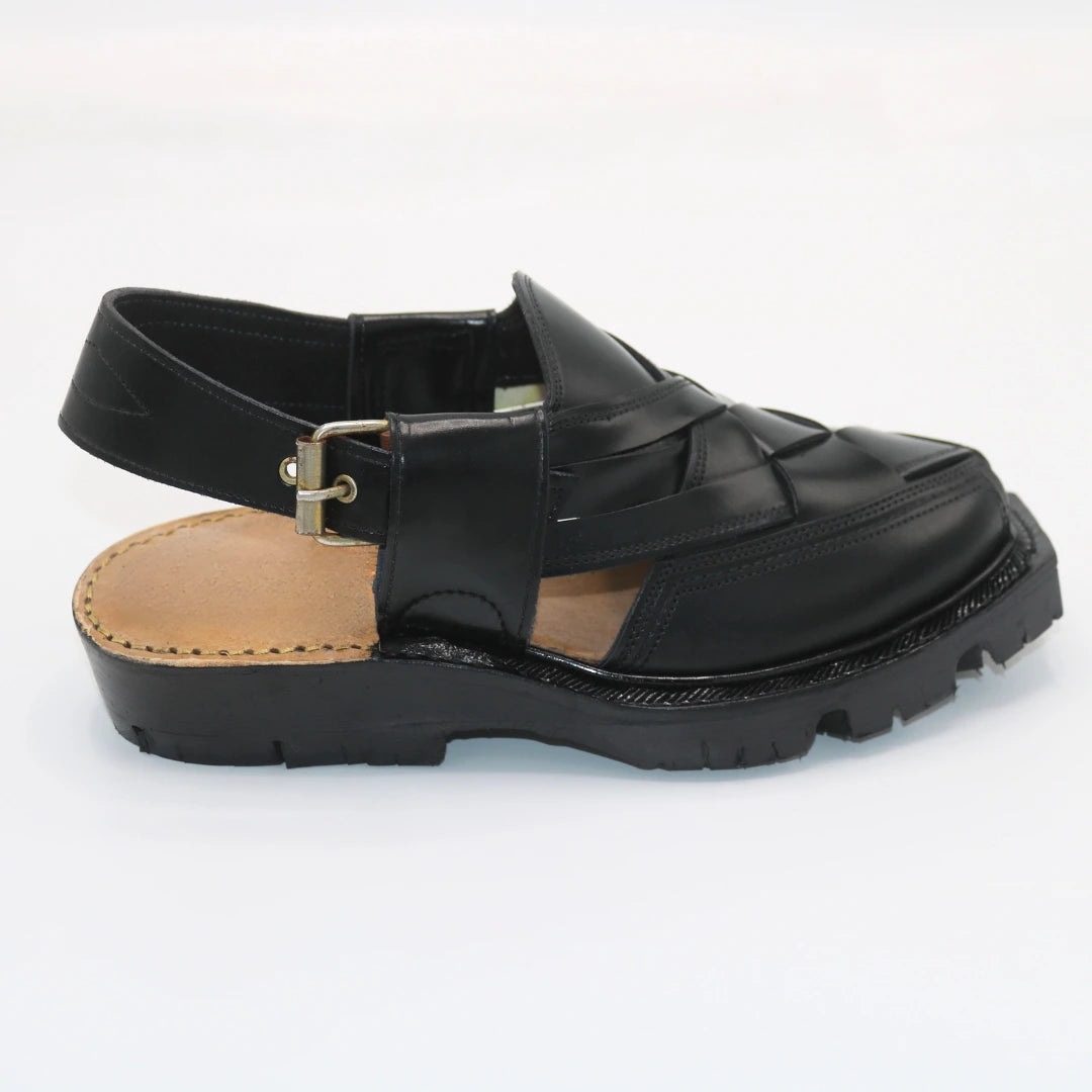 Premium Black Norozi Chappal