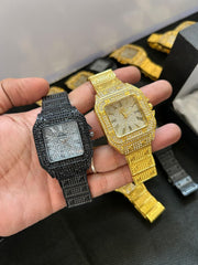 Man's Watch With Diamond Stone